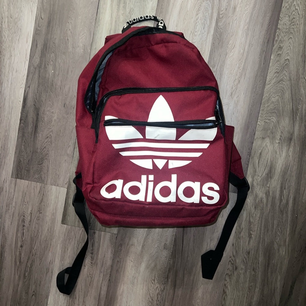 Adidas Maroon Book Bag